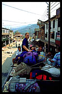 Catching a Lift on the Roof of a Bus