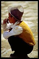 Young Boy with Hat