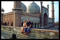 All Dressed Up at Jama Masjid Mosque