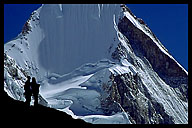 Trekkers Taking in the View from Kala Patar (5550m)