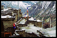 Stone Houses Above Manang (3540m)