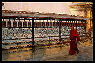 Monk at Swayanabath Temple