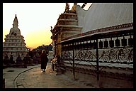 Monk at Swayanabath Temple