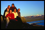 Watching the Sunset at Namtso Lake