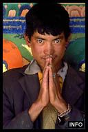 Pilgrim at Tashilhunpo Monastery