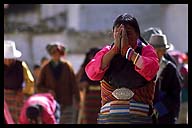 Pilgrim at Tashilhunpo Monastery