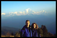 Dana and Martin on Poon Hill (3193m)