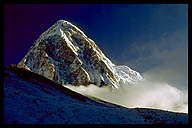 Pumori (7165m) Rises Above Kala Patar in the Early Morning
