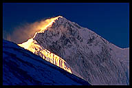 Sunrise at Thorung Pedi Low Camp (4450m)