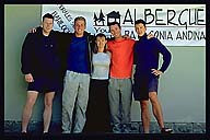 Friends at the Albergue Patagonia Andina