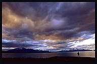 Sunset in Puerto Natales