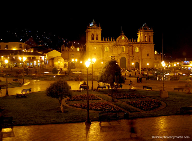 Plaza de Armas at Night