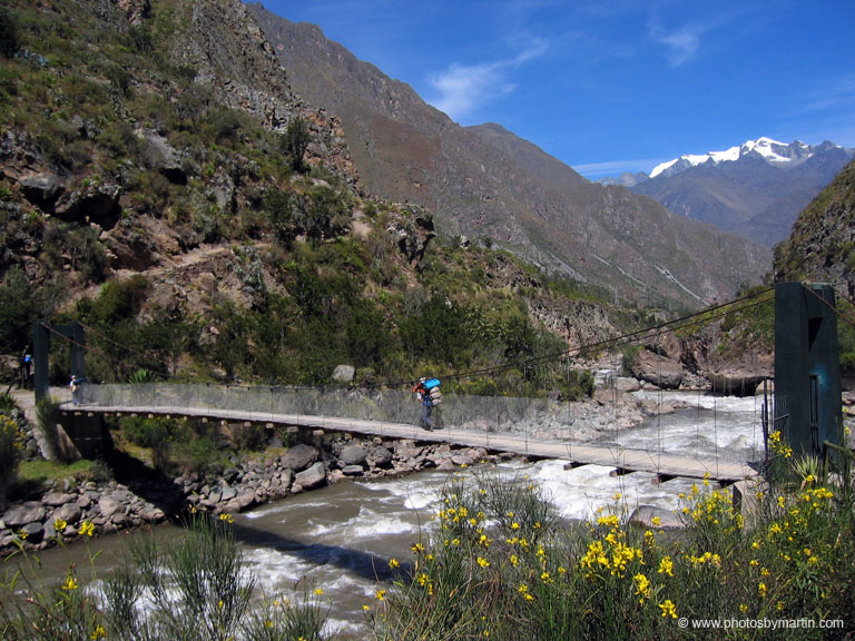 First Bridge on the Inca Trail