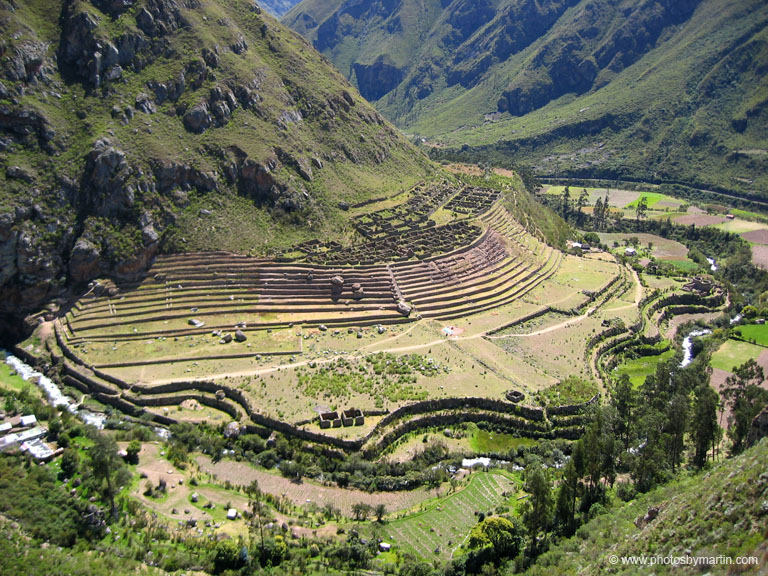 Inca Terraces at Llactapata