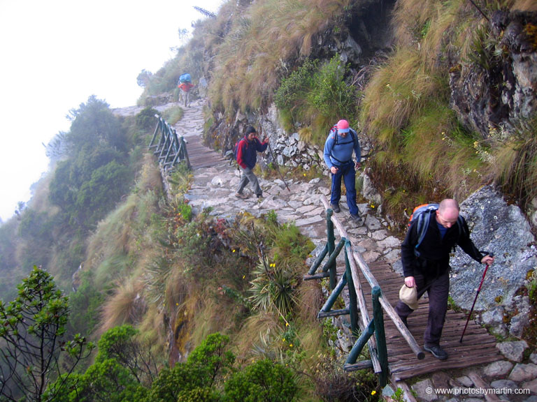 Climbing Runquracay Pass