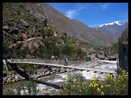 First Bridge on the Inca Trail