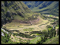 Inca Terraces at Llactapata