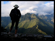 Taking in the View Near Winaywayna