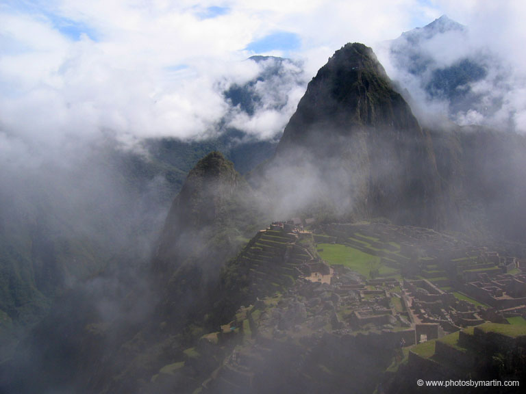 Fog Cleans from Machu Picchu