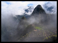 Fog Cleans from Machu Picchu