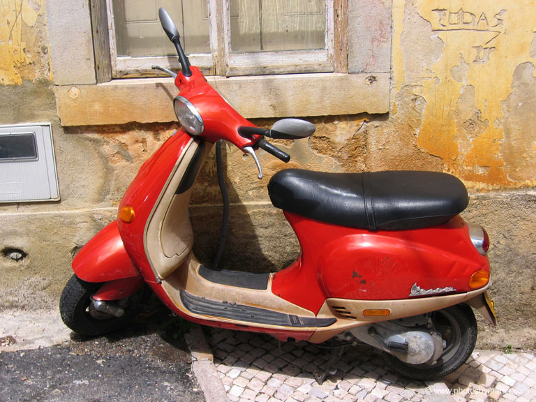 Red Scooter