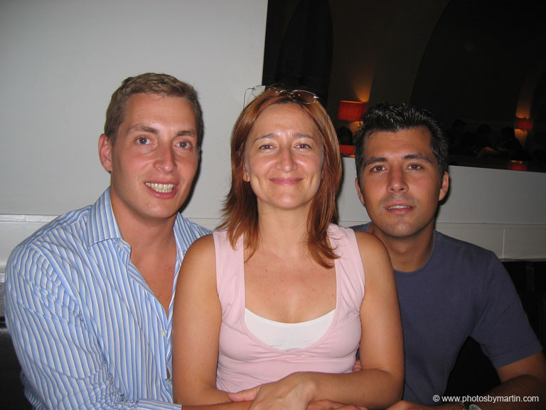 Martin, Jacqueline, and Roberto